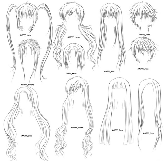 Detail Cara Menggambar Rambut Anime Nomer 38