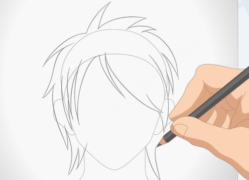 Detail Cara Menggambar Rambut Anime Nomer 40