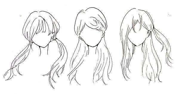 Detail Cara Menggambar Rambut Wanita Nomer 24