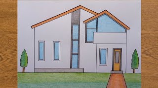 Detail Cara Menggambar Rumah Besar Nomer 49