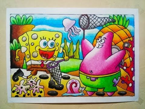 Detail Cara Menggambar Rumah Spongebob Nomer 25