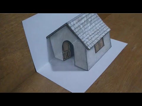 Detail Cara Menggambar Rumah Tiga Dimensi Nomer 4