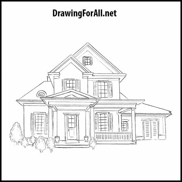 Detail Cara Menggambar Rumah Tingkat 3 Nomer 33