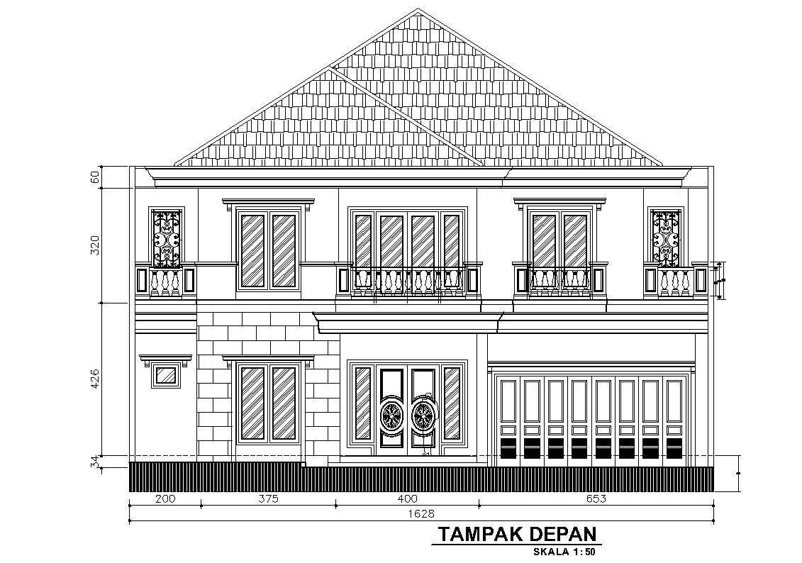 Detail Cara Menggambar Rumah Tingkat 3 Nomer 42