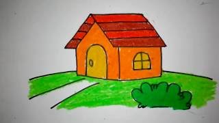 Detail Cara Menggambar Rumah Untuk Anak Sd Kelas 3 Nomer 28