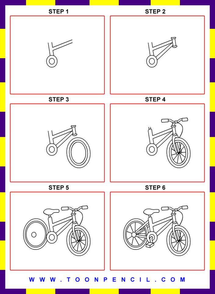Detail Cara Menggambar Sepeda Nomer 22
