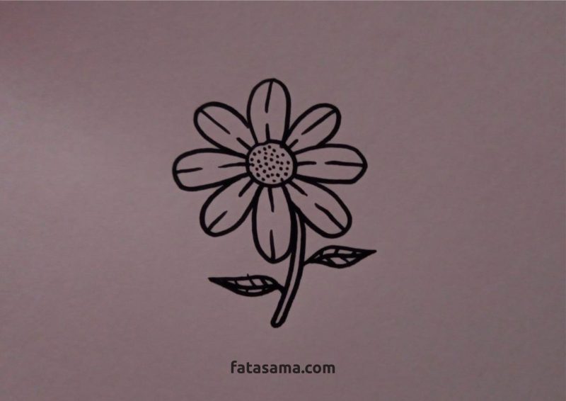 Detail Cara Menggambar Sketsa Bunga Sakura Nomer 18