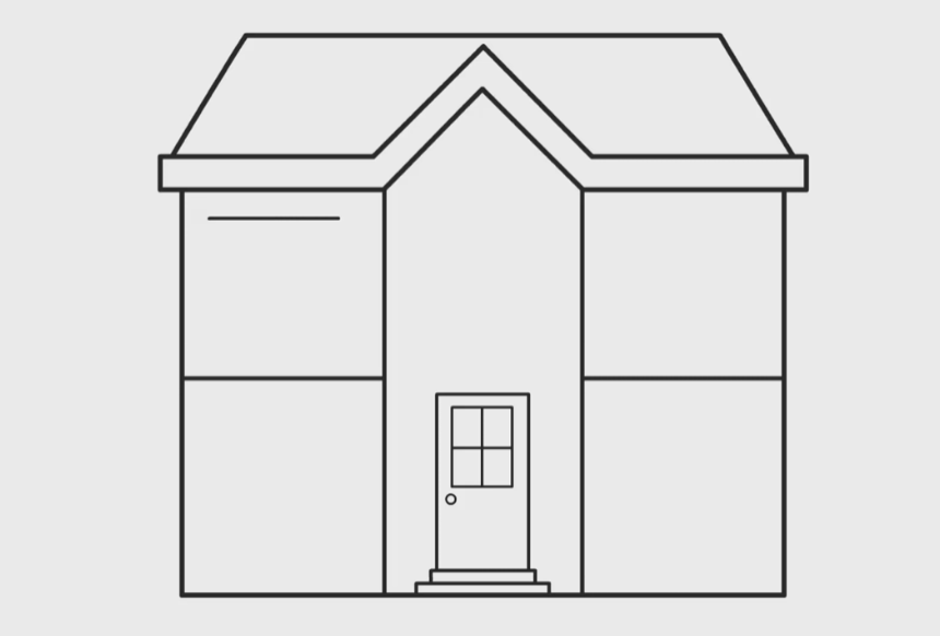 Detail Cara Menggambar Sketsa Rumah Dengan Pensil Nomer 14