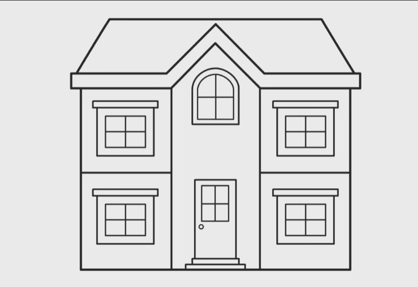 Detail Cara Menggambar Sketsa Rumah Dengan Pensil Nomer 10