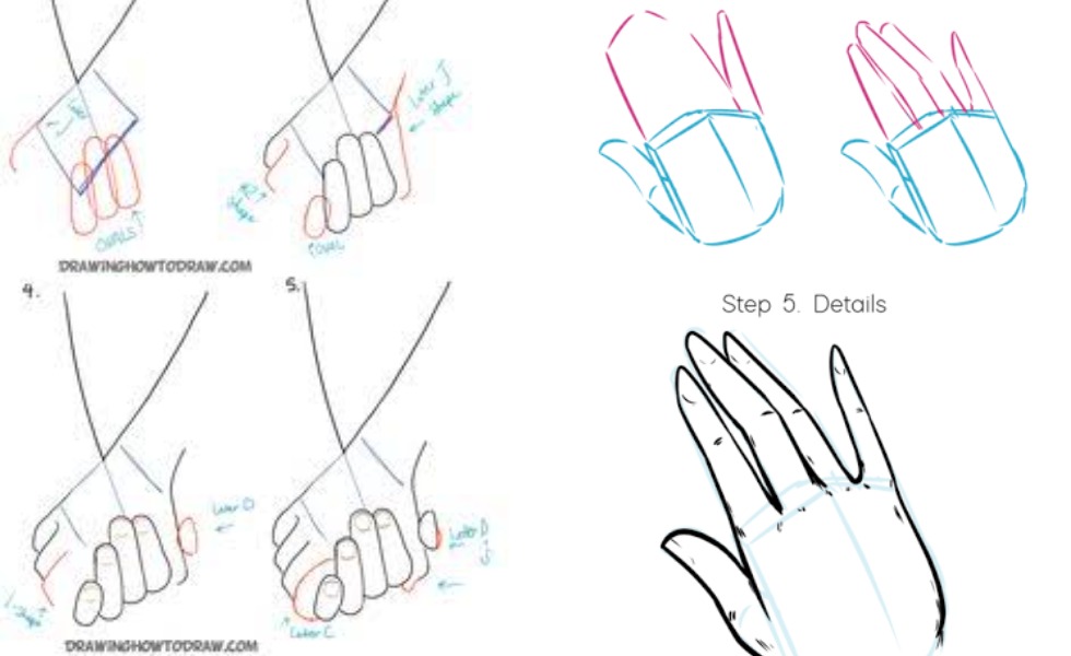 Detail Cara Menggambar Tangan Nomer 5