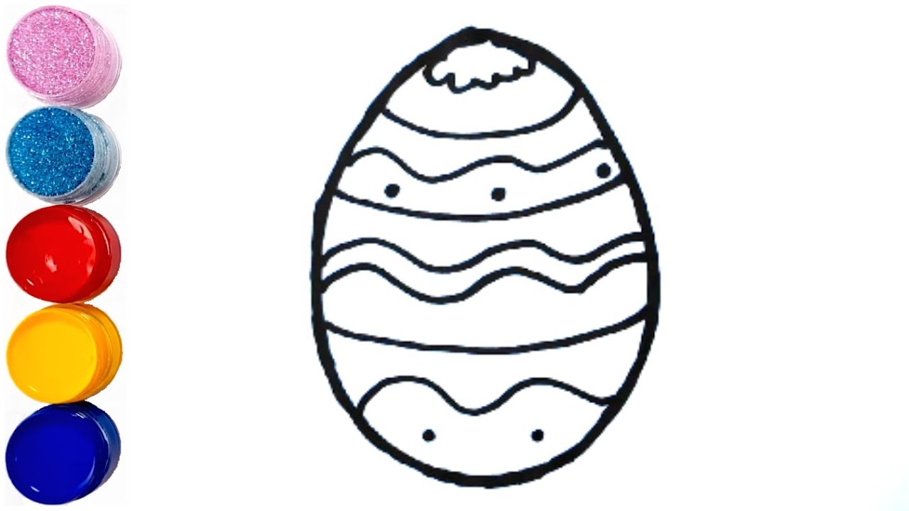 Cara Menggambar Telur Paskah - KibrisPDR