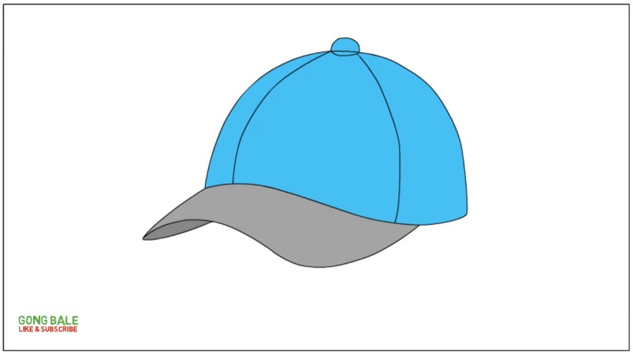 Detail Cara Menggambar Topi Nomer 9