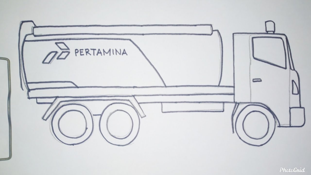 Detail Cara Menggambar Truk Tangki Nomer 4