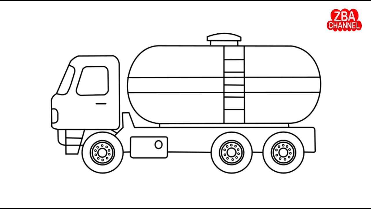 Detail Cara Menggambar Truk Tangki Nomer 52