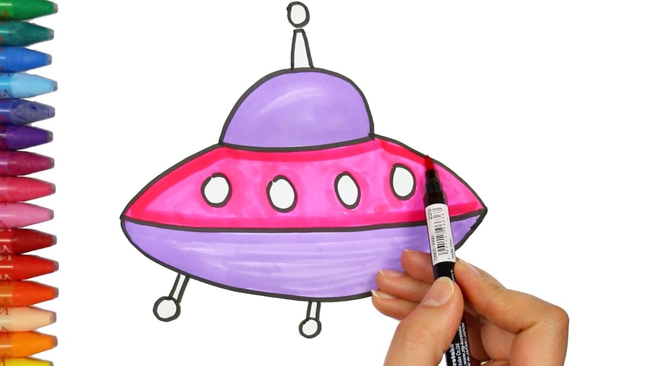 Detail Cara Menggambar Ufo Nomer 3