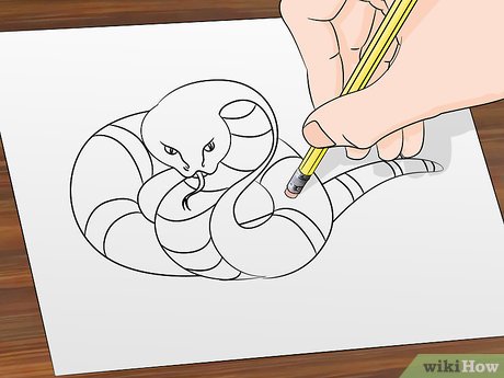 Detail Cara Menggambar Ular Kobra Nomer 10