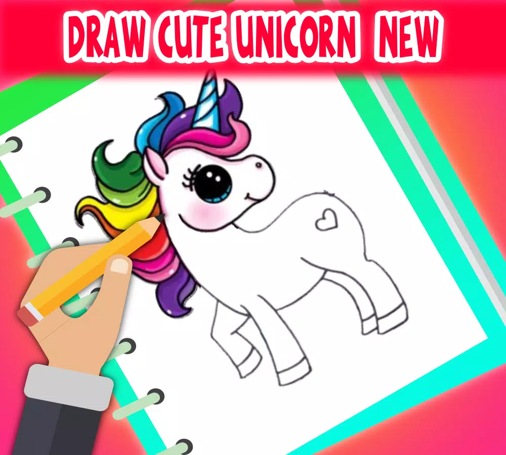 Detail Cara Menggambar Unicorn Lucu Nomer 12