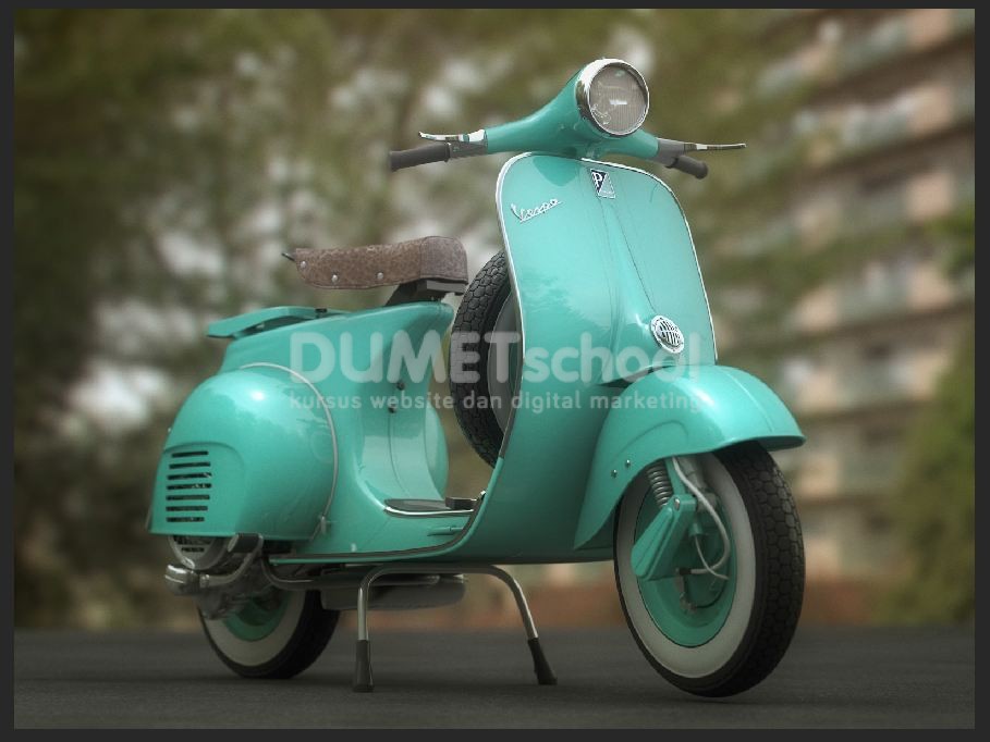 Detail Cara Menggambar Vespa Nomer 47