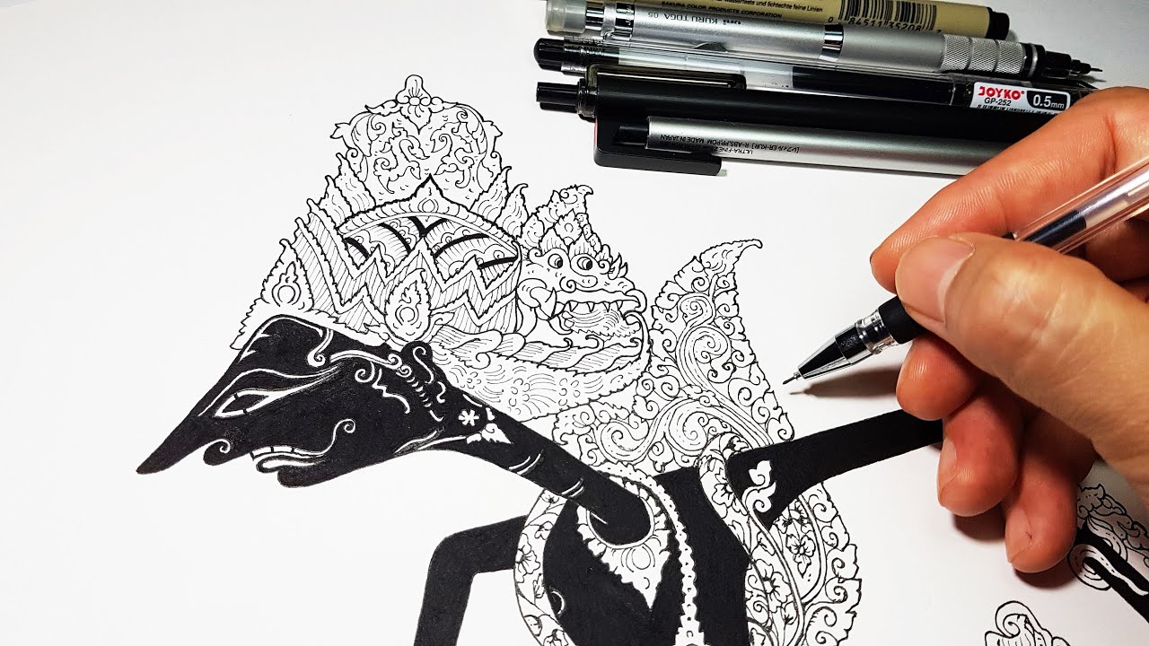 Detail Cara Menggambar Wayang Kulit Nomer 9