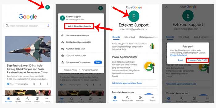 Detail Cara Mengganti Foto Profil Akun Google Nomer 49