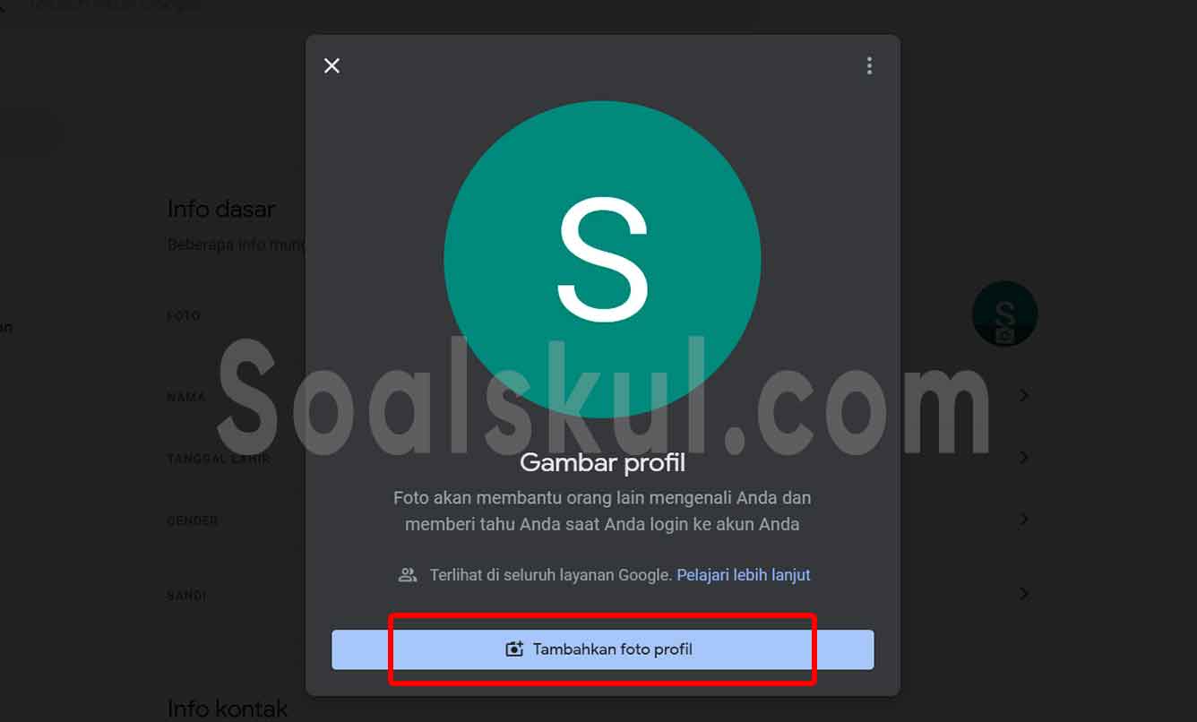 Detail Cara Mengganti Foto Profil Akun Google Nomer 52