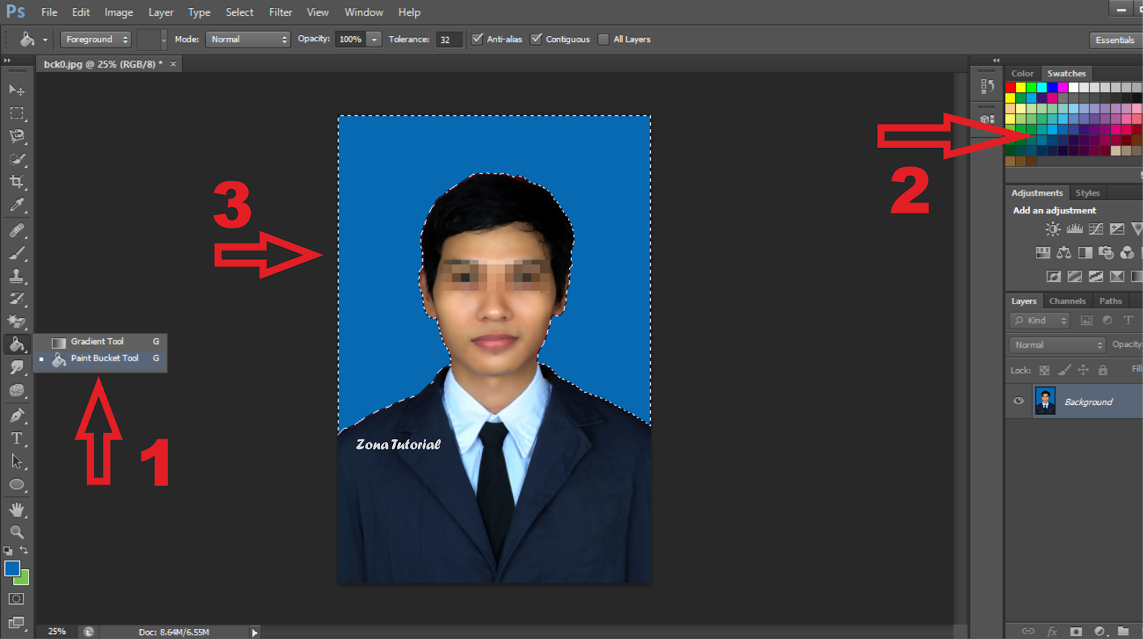 Detail Cara Mengganti Latar Foto Di Photoshop Cs4 Nomer 19