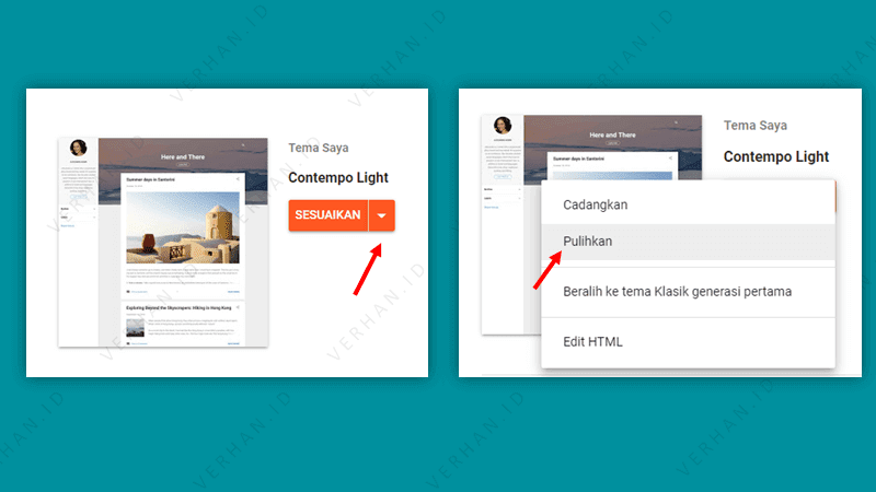 Detail Cara Mengganti Template Blog Nomer 2