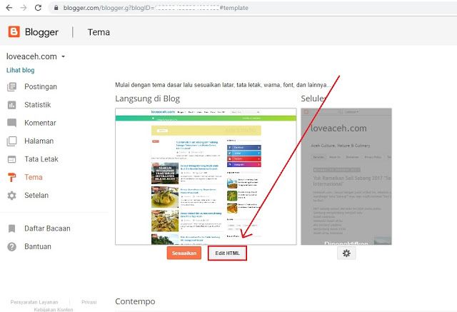 Detail Cara Mengganti Template Blog Nomer 8