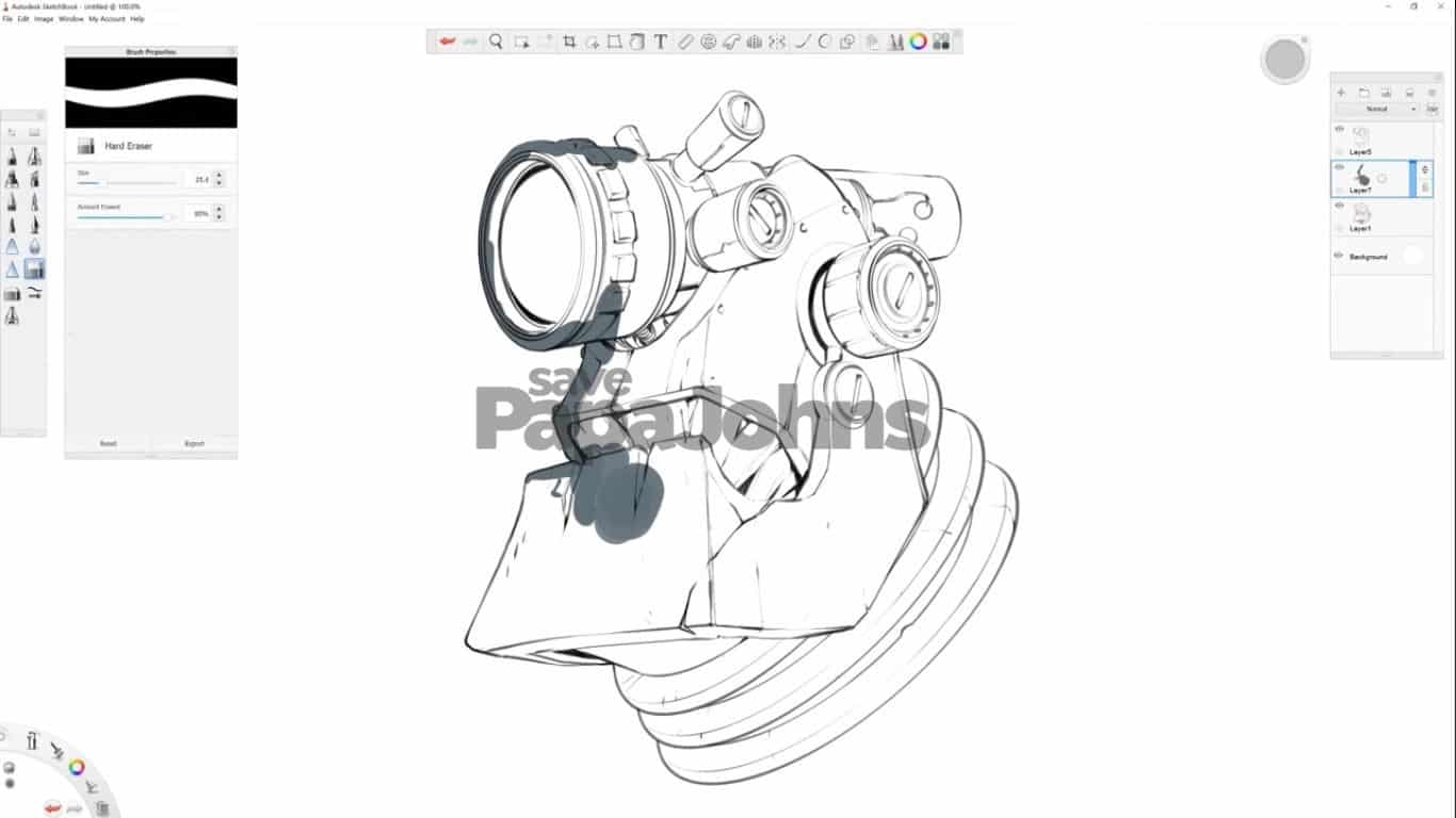Detail Cara Menggunakan Autodesk Sketchbook Nomer 36