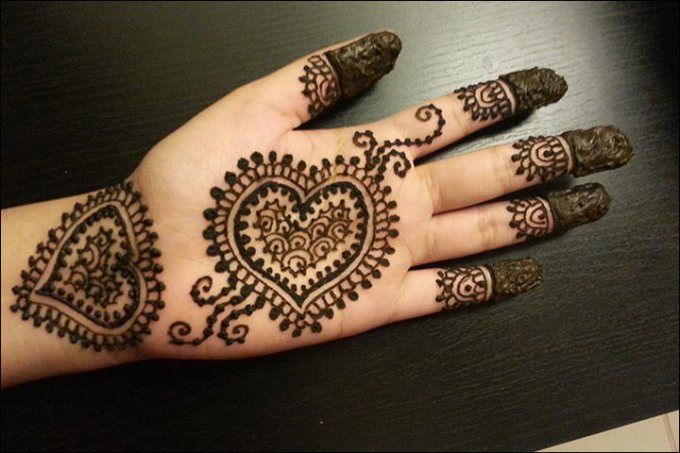 Detail Cara Menghias Henna Di Tangan Nomer 16
