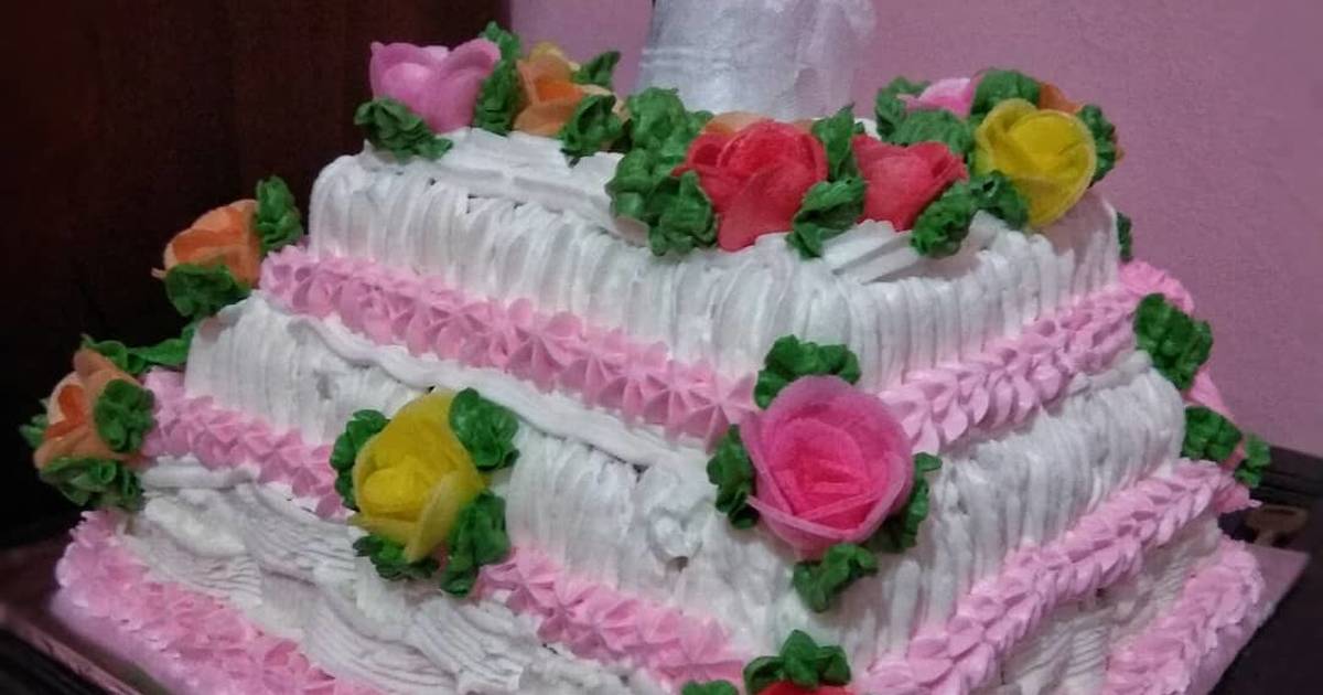 Detail Cara Menghias Kue Tart Pernikahan Nomer 14