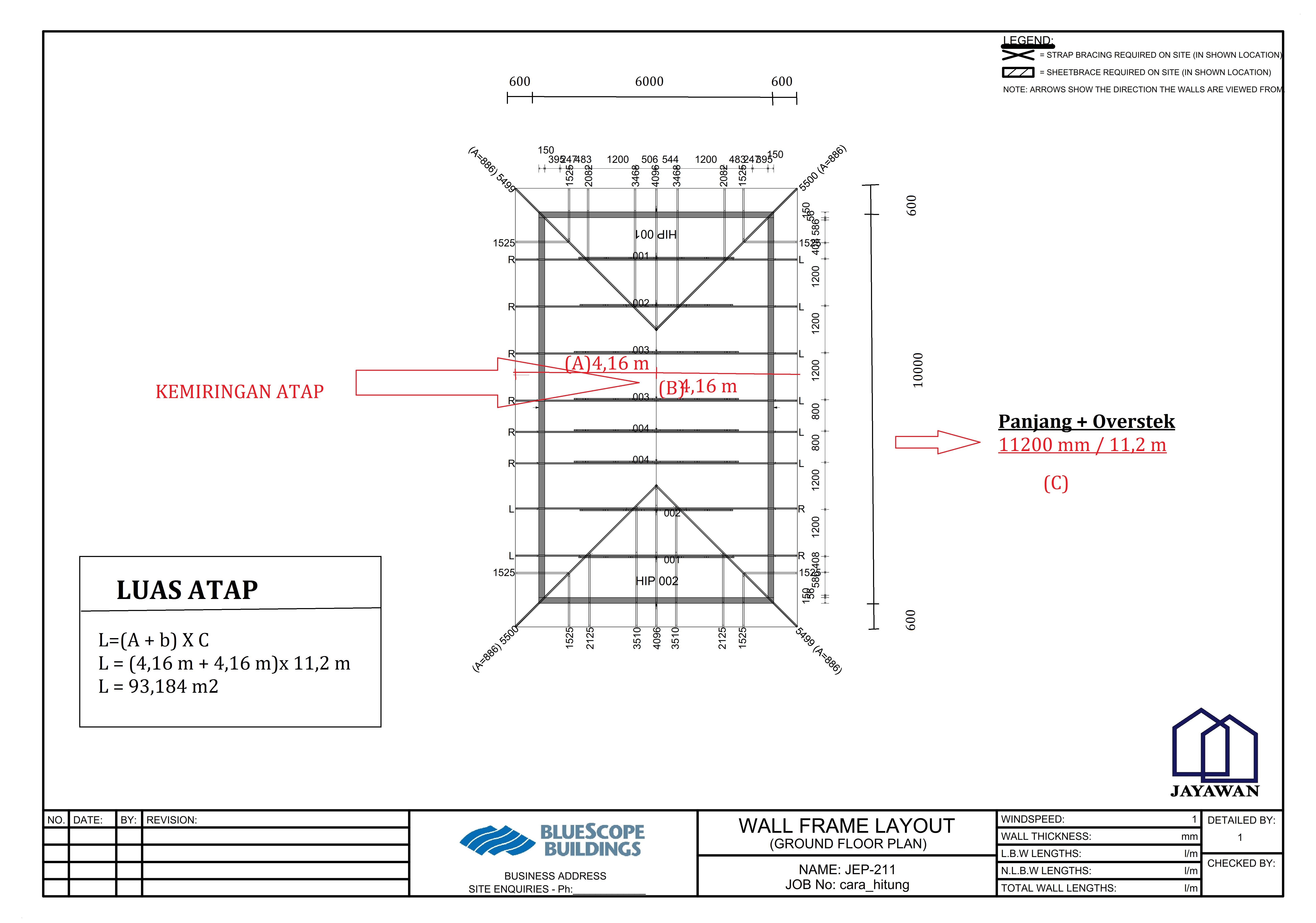 Detail Cara Menghitung Atap Rumah Limas Nomer 6