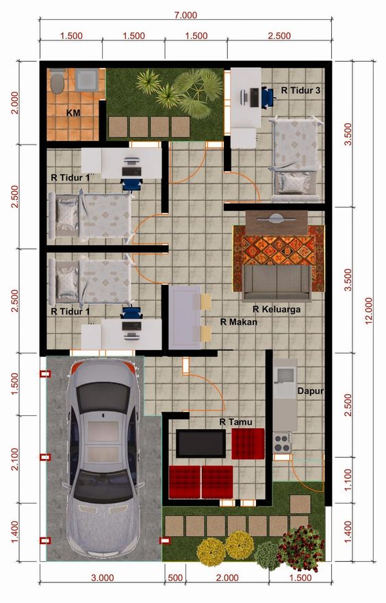 Detail Cara Menghitung Bangunan Rumah Nomer 9