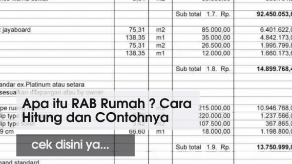 Detail Cara Menghitung Borongan Rumah Nomer 27