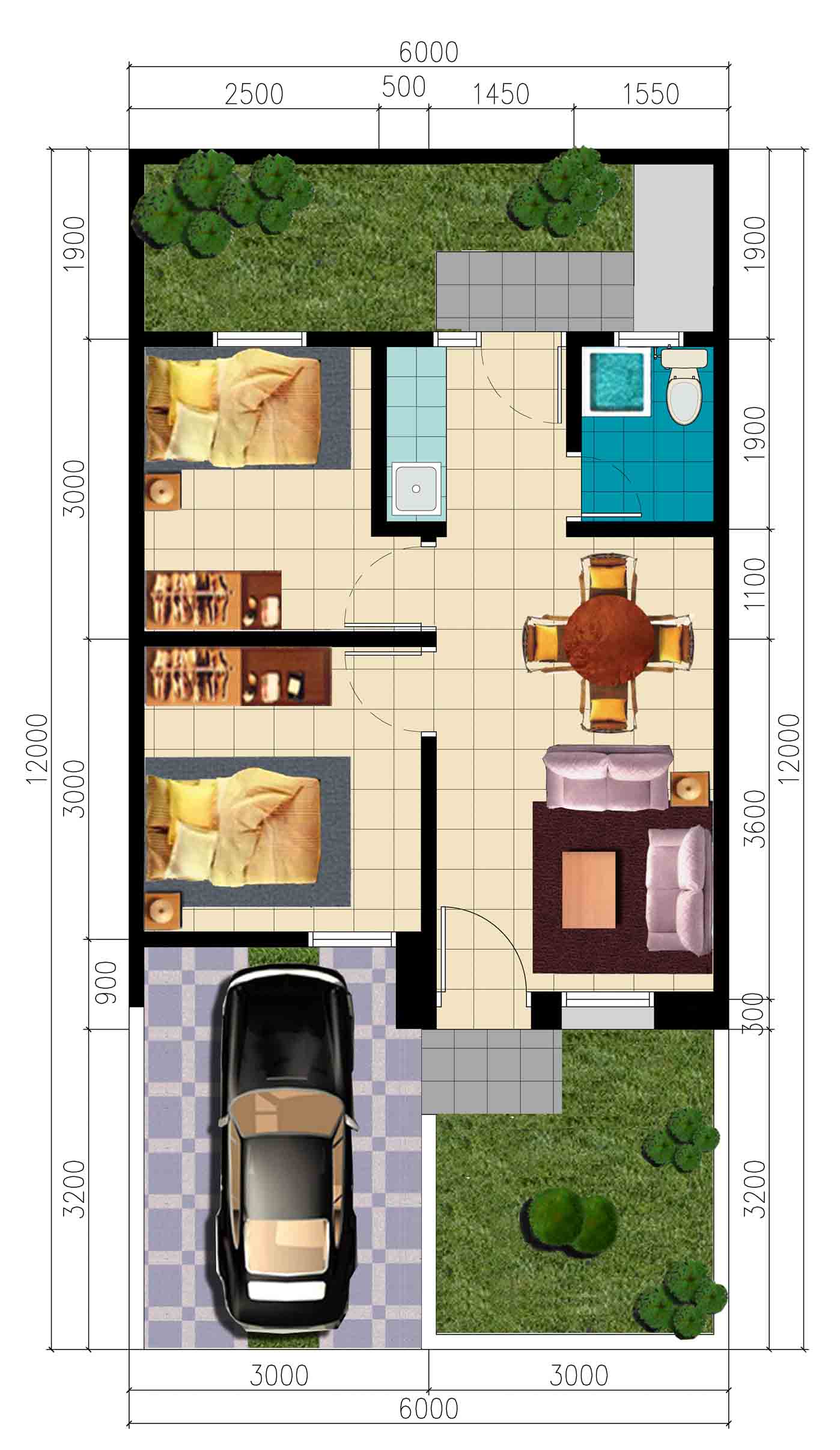 Detail Cara Menghitung Luas Rumah Type 45 Nomer 15