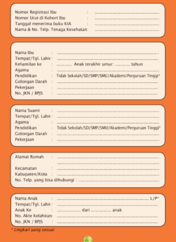 Detail Cara Mengisi Buku Kia Nomer 22