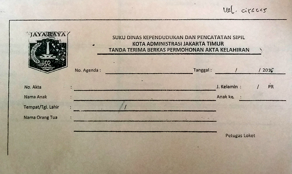 Detail Cara Mengisi Surat Keterangan Kelahiran Nomer 39