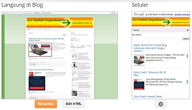 Detail Cara Mengubah Template Pada Blogger Nomer 22