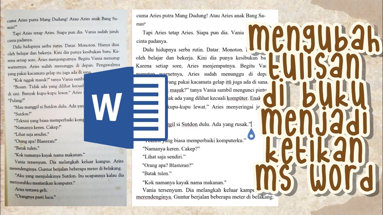 Detail Cara Mengubah Tulisan Di Buku Menjadi Word Nomer 3