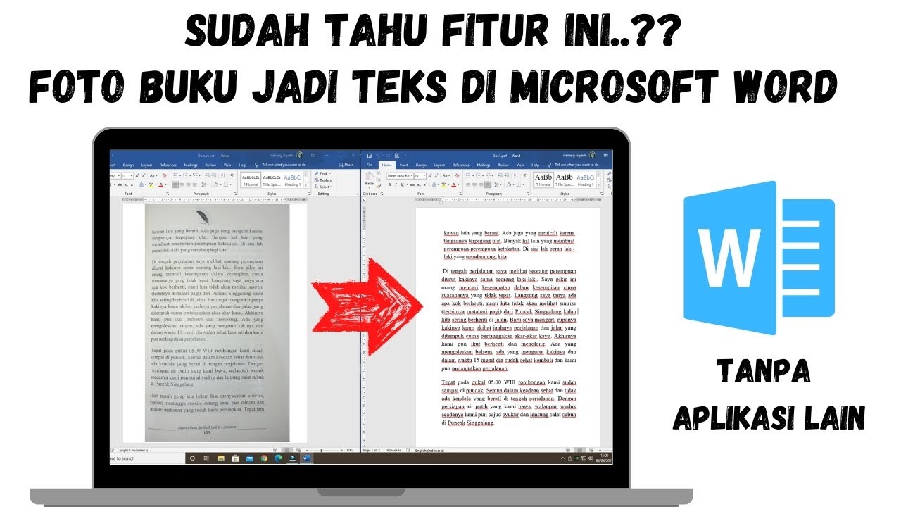 Detail Cara Mengubah Tulisan Di Buku Menjadi Word Nomer 7