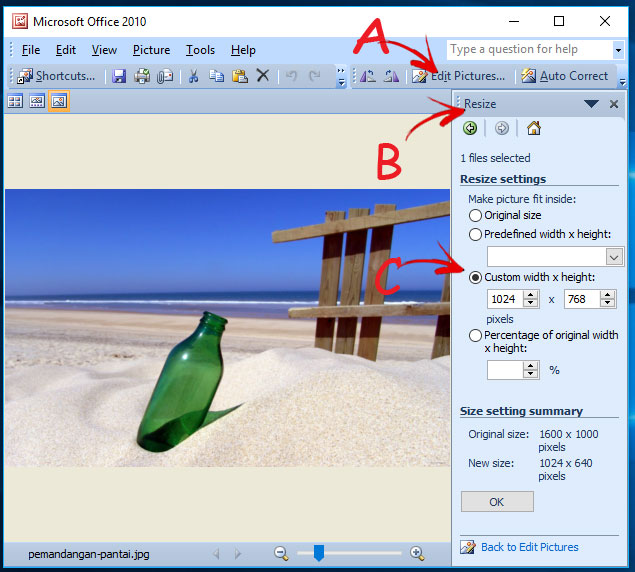 Detail Cara Mengubah Ukuran Foto Di Microsoft Office Picture Manager Nomer 19