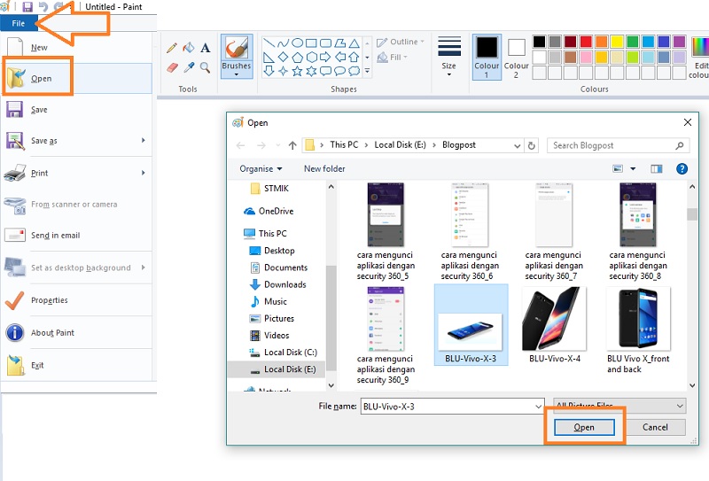 Detail Cara Mengubah Ukuran Foto Di Paint Nomer 2