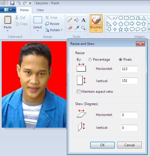 Detail Cara Mengubah Ukuran Foto Di Paint Nomer 36