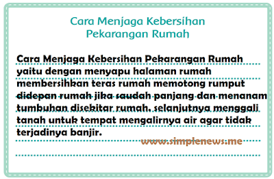 Detail Cara Menjaga Kebersihan Pekarangan Rumah Kelas 2 Sd Nomer 6