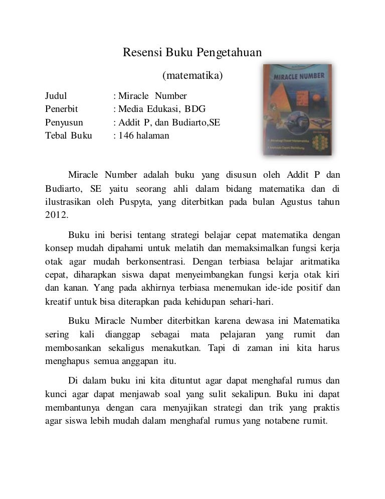 Detail Cara Menulis Resensi Buku Pengetahuan Nomer 2