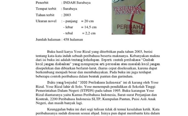 Detail Cara Menulis Resensi Buku Pengetahuan Nomer 14