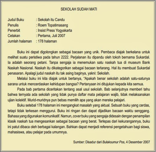 Detail Cara Menulis Resensi Buku Pengetahuan Nomer 5