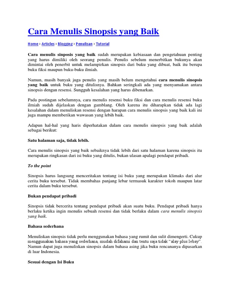 Detail Cara Menulis Resensi Buku Pengetahuan Nomer 6