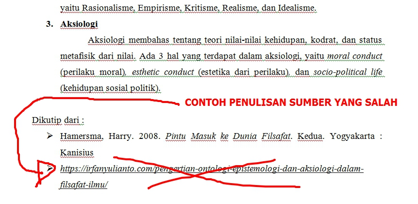 Cara Menulis Sumber Buku - KibrisPDR