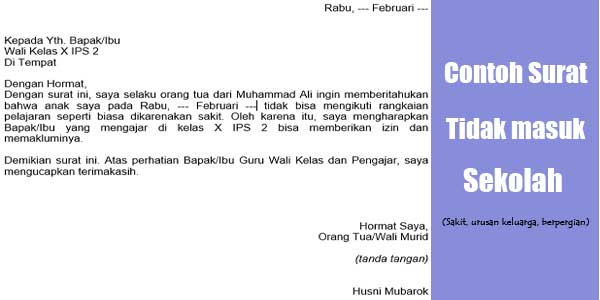 Detail Cara Menulis Surat Izin Yang Benar Nomer 7